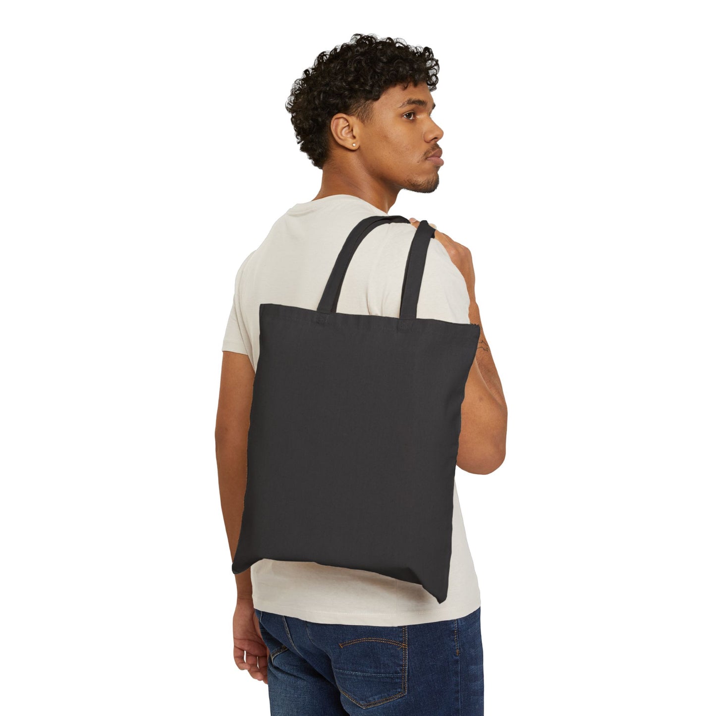 Self Care Club Tote Bag — Cotton Canvas Tote with Cozy Coffee Design