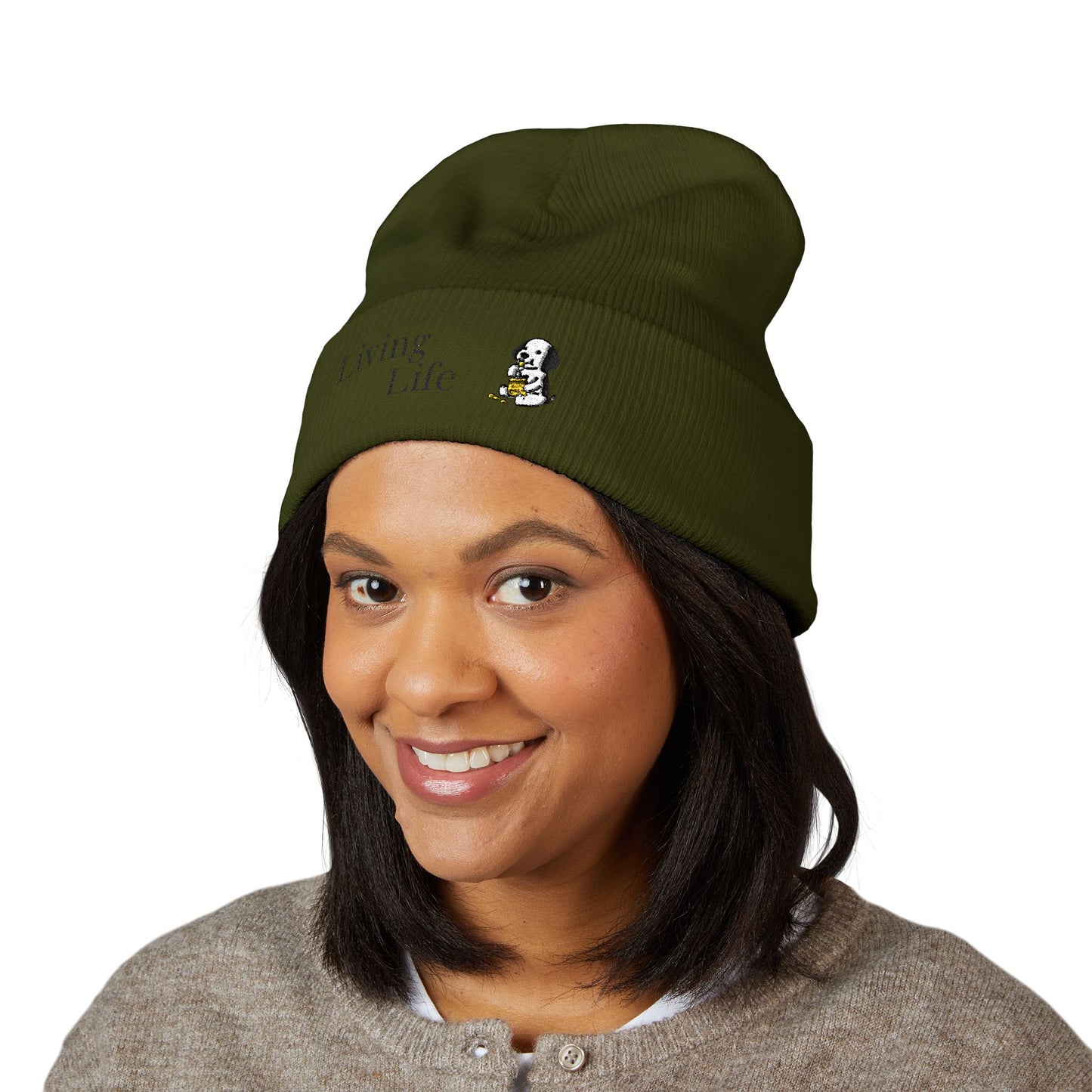 Mood Check - Cute Dog Beanie