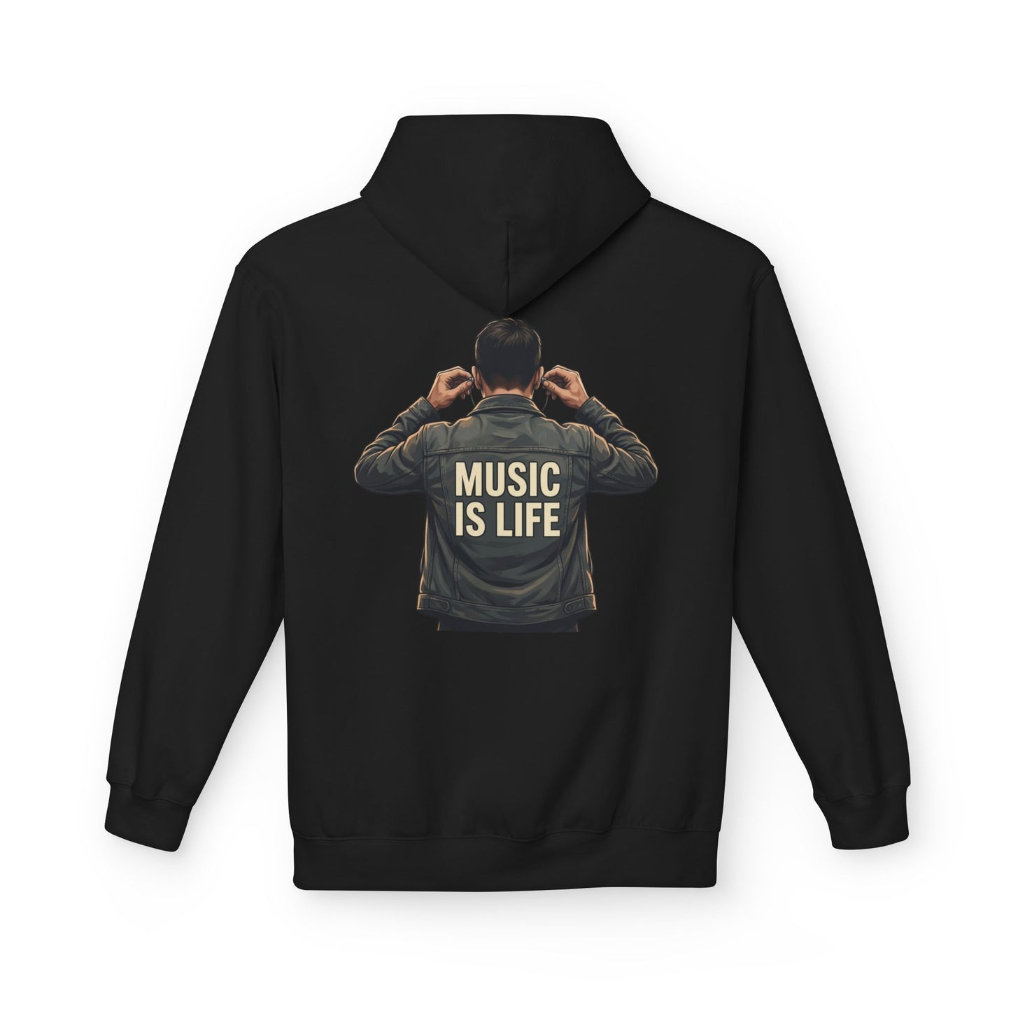Mood Check - Music is Life Graphic Hoodie