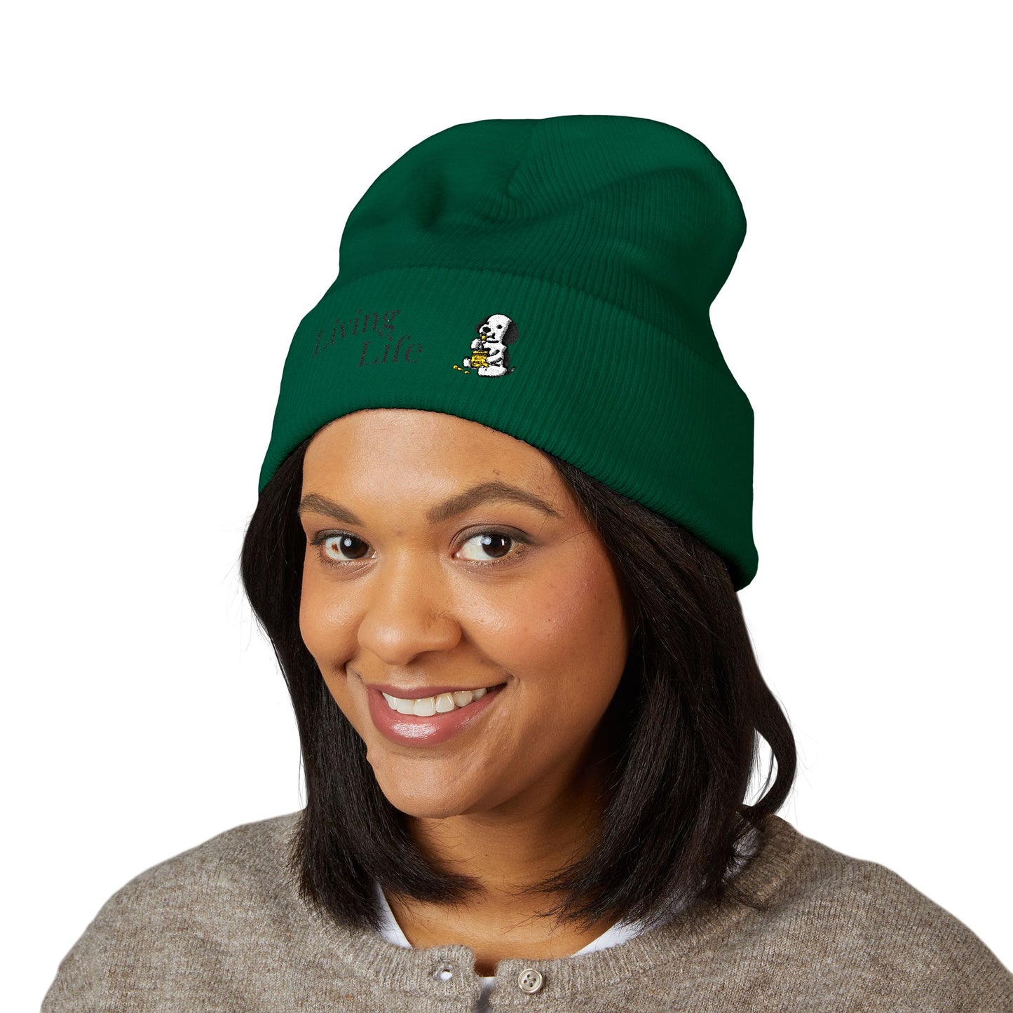 Mood Check - Cute Dog Beanie