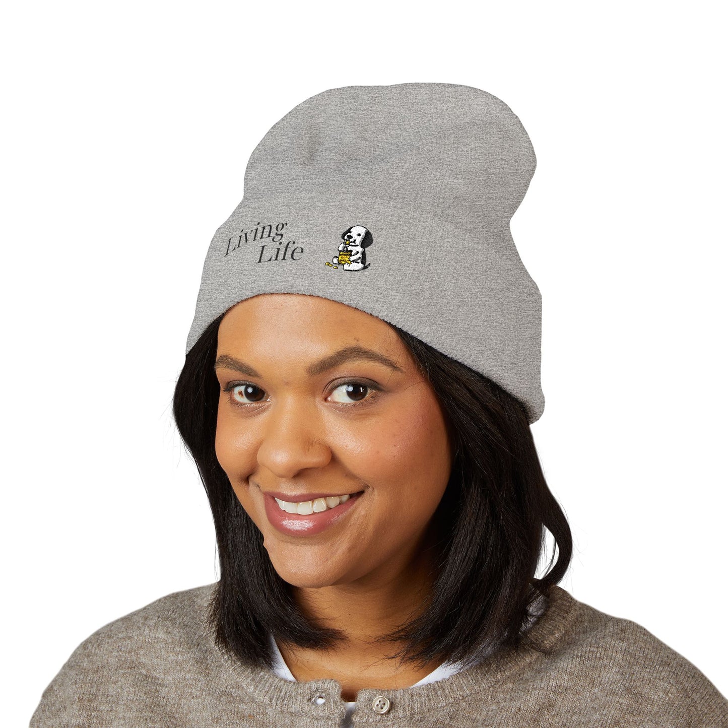 Mood Check - Cute Dog Beanie