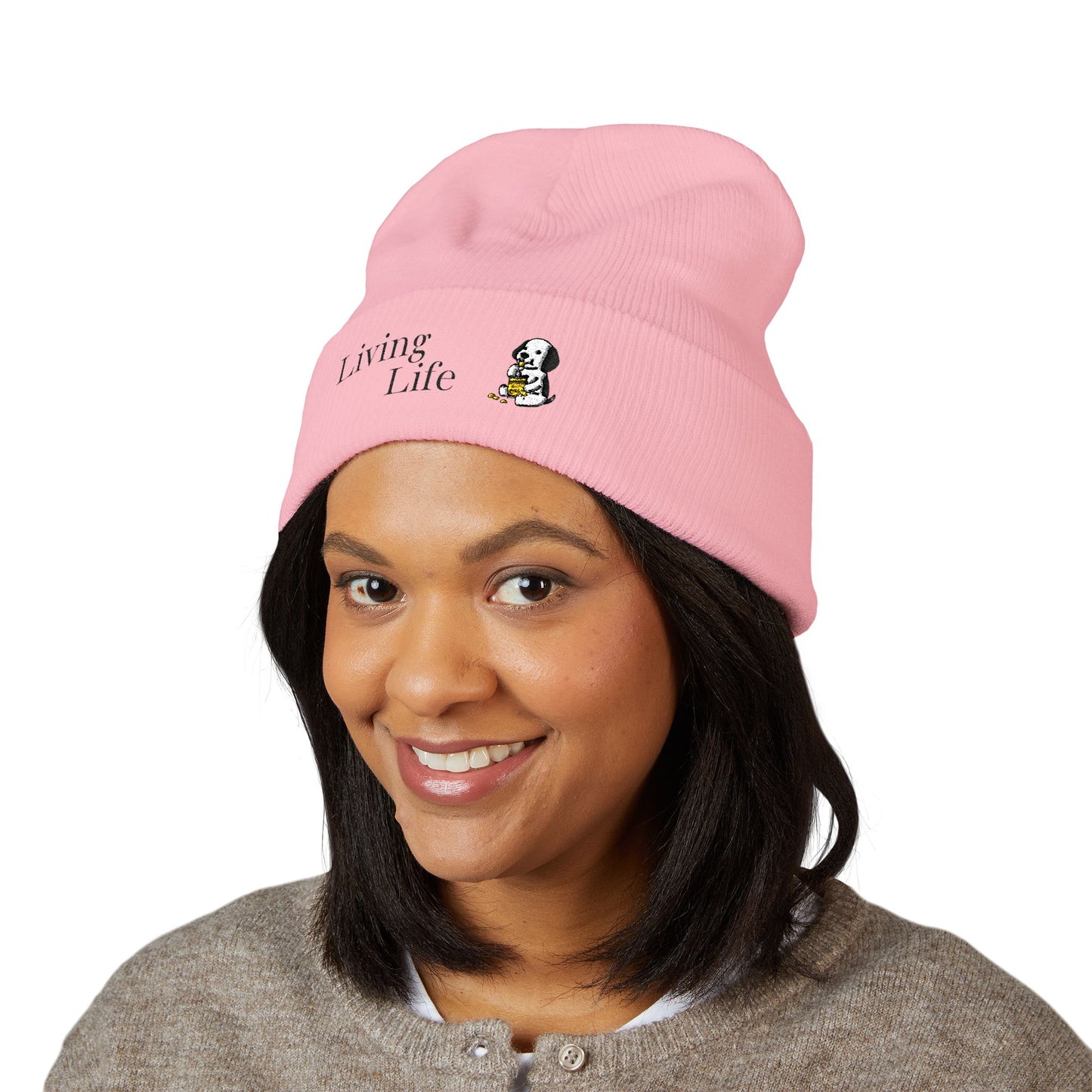 Mood Check - Cute Dog Beanie