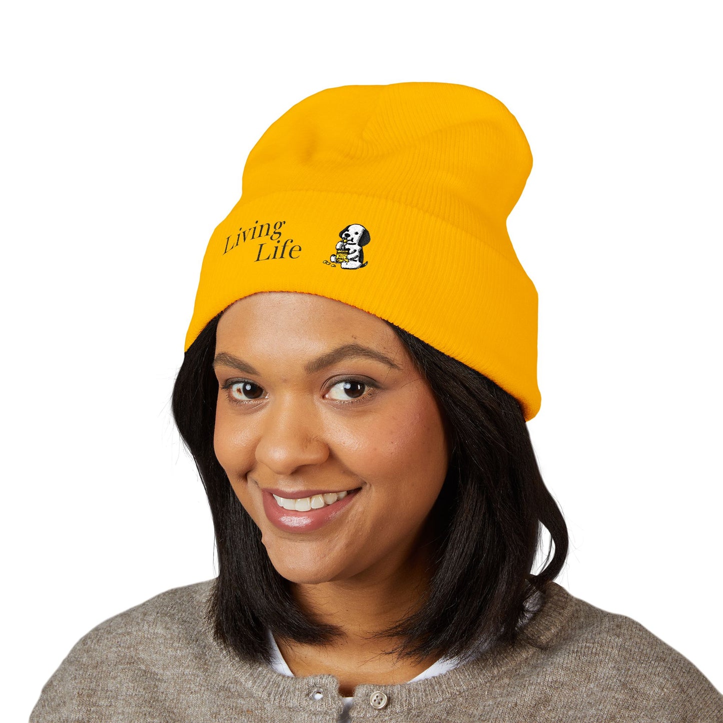 Mood Check - Cute Dog Beanie