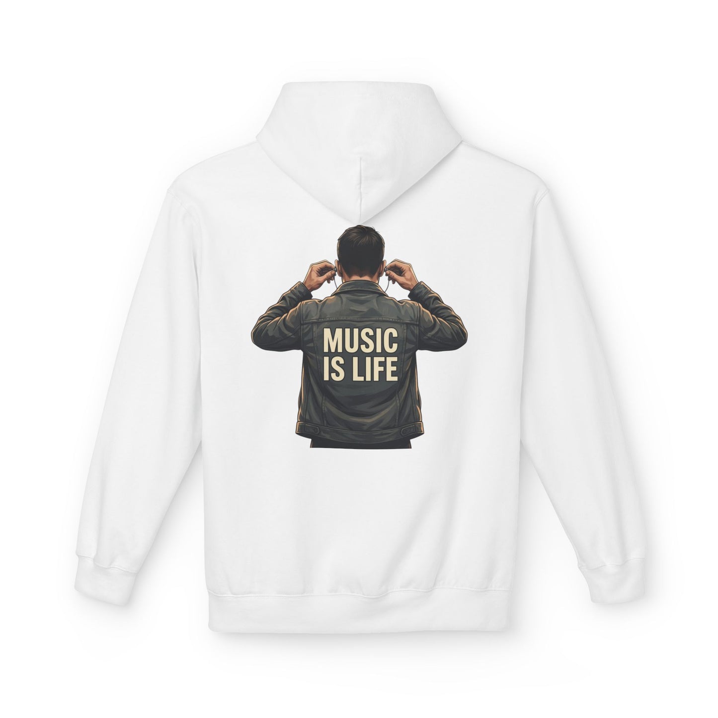 Mood Check - Music is Life Graphic Hoodie